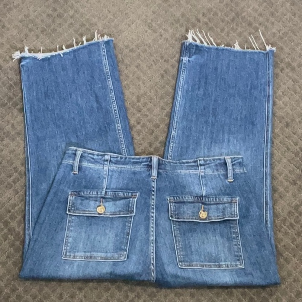 Lovervet High Rise Crop Jeans, EUC - Picture 4 of 9